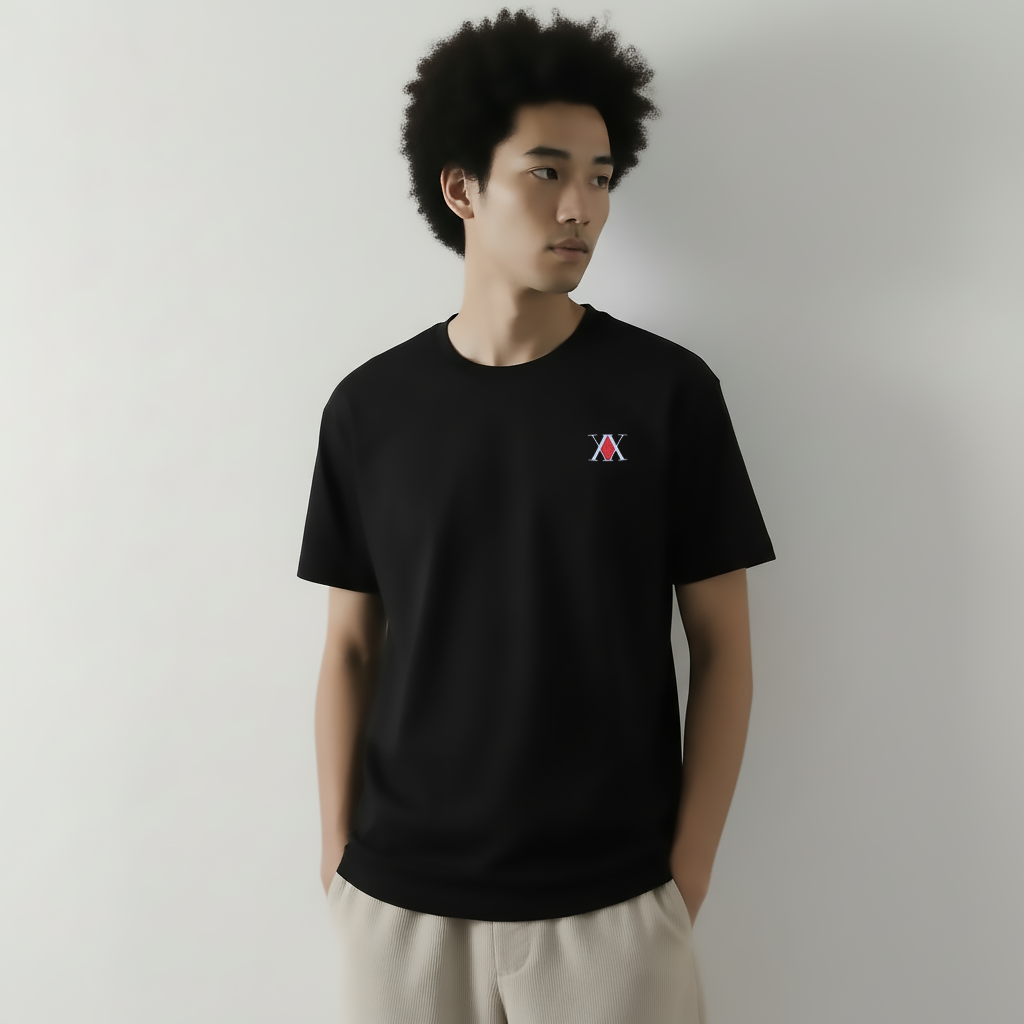 T-Shirt Hunter Logo - Noir