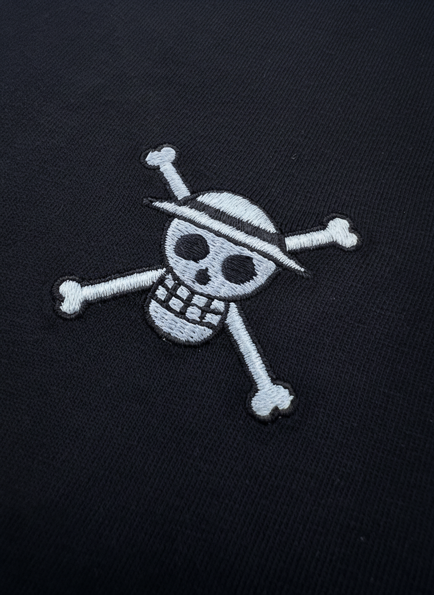 Luffy Mugiwara T-Shirt - Black