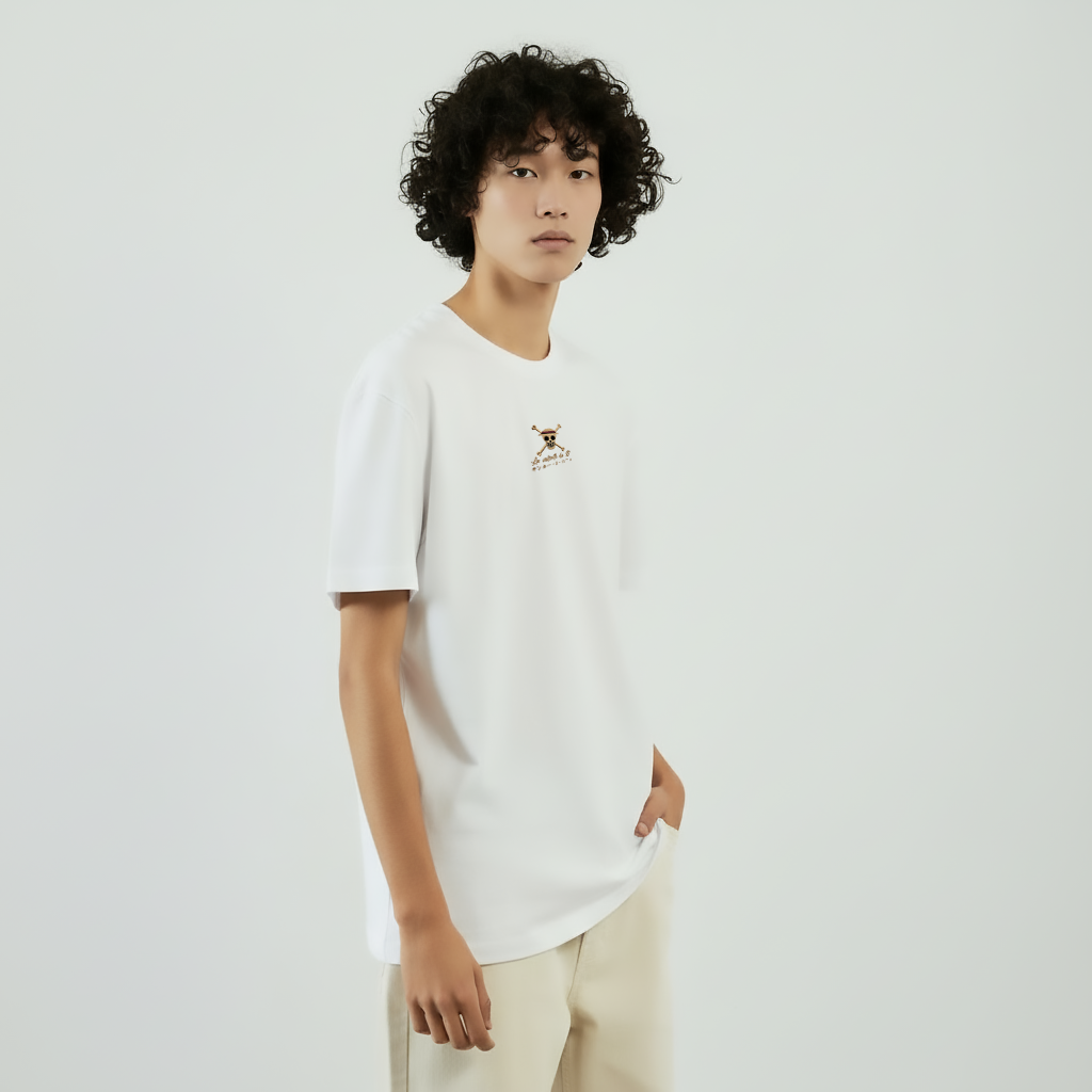 Luffy Will of D T-Shirt - White