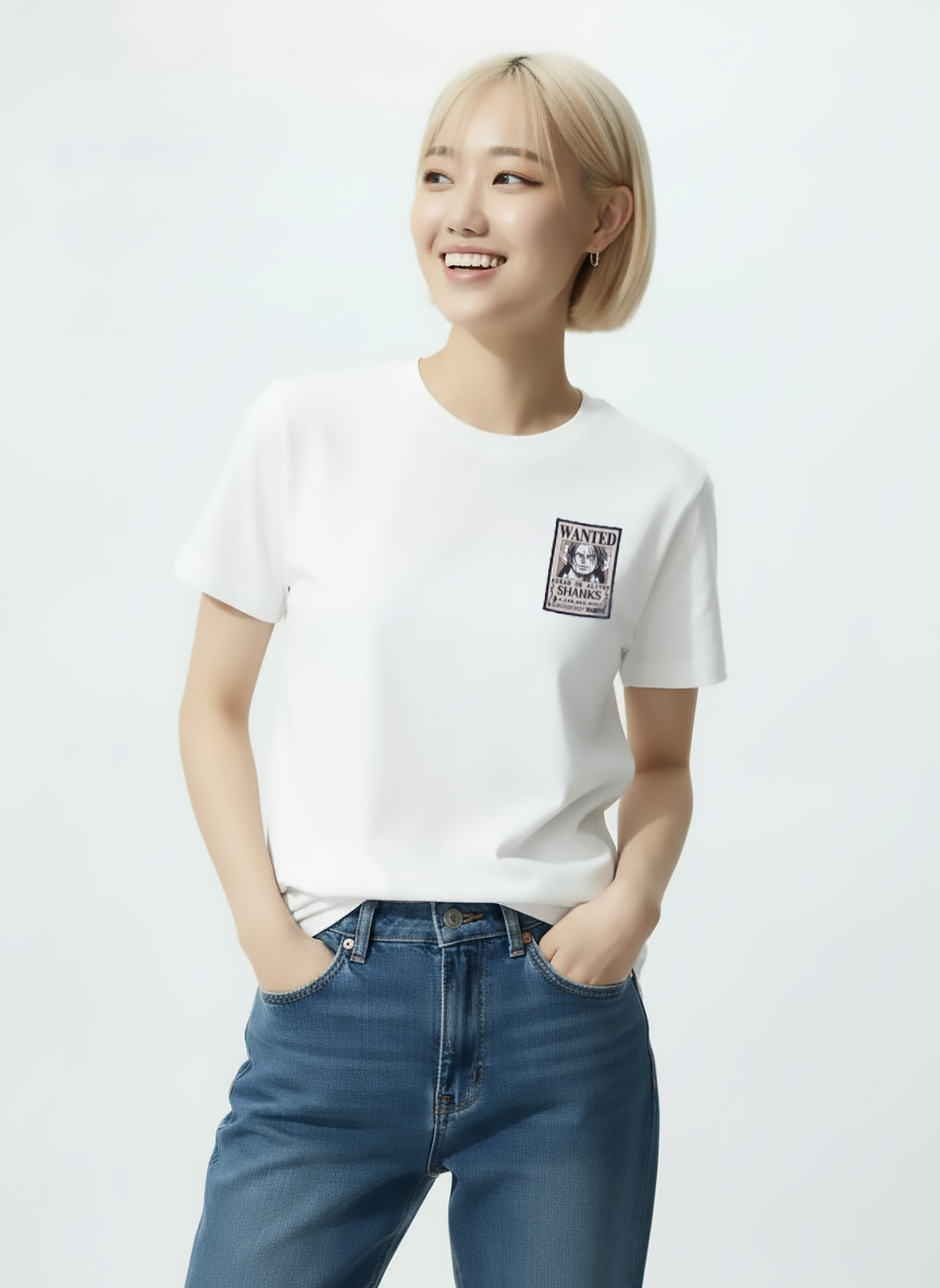 Shanks Wanted T-Shirt - White