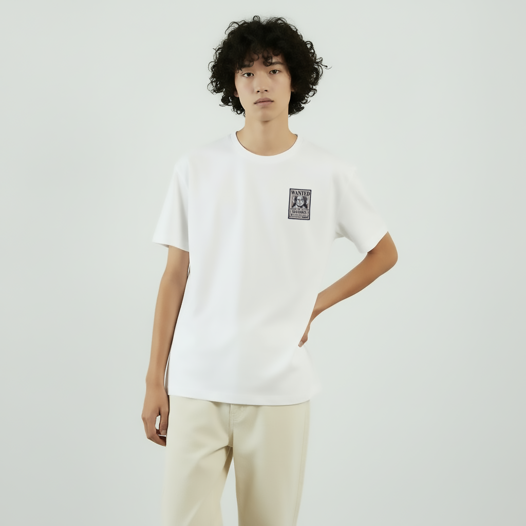 Shanks Wanted T-Shirt - White