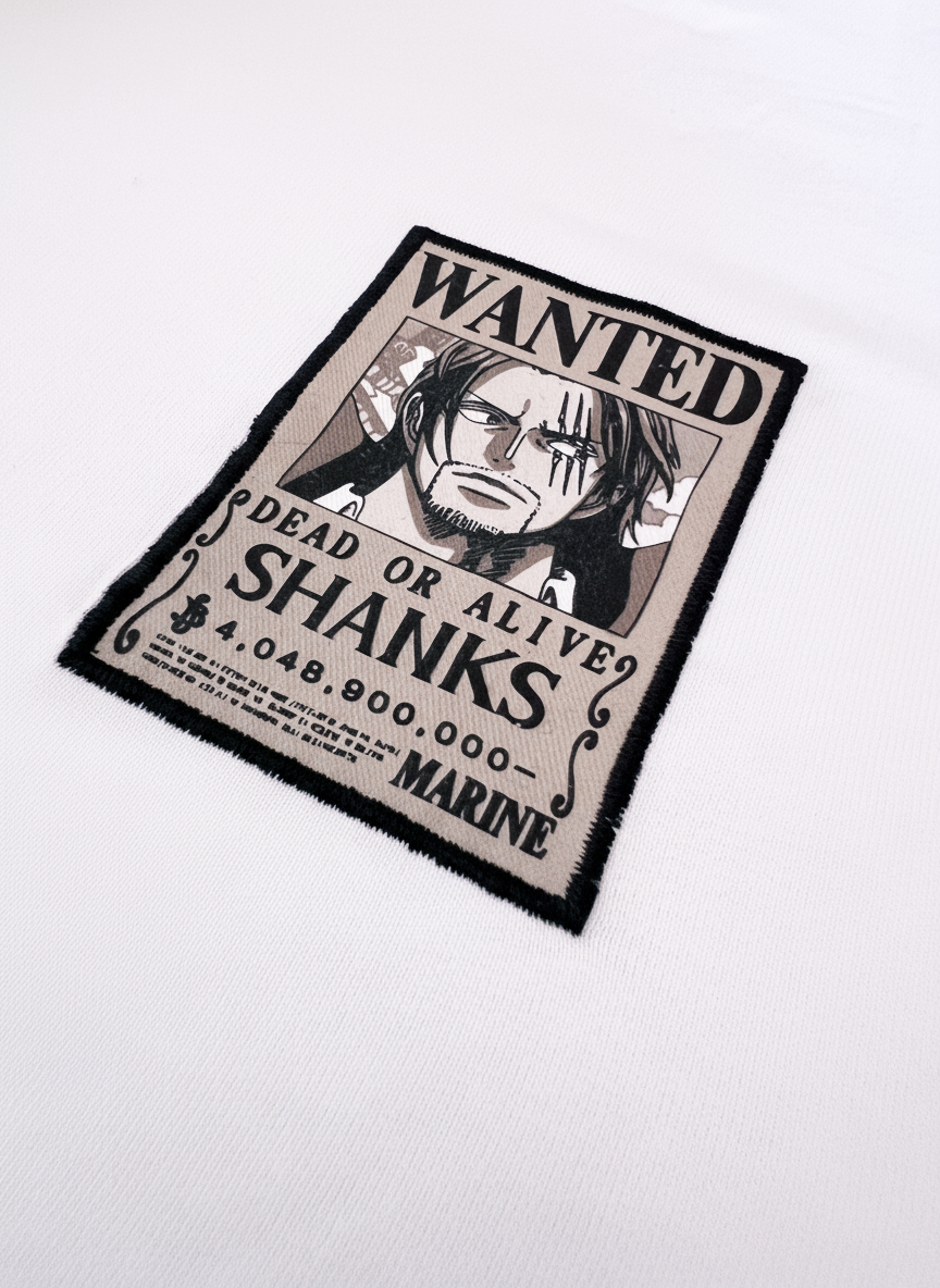 Shanks Wanted T-Shirt - White